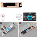 2nd SLOT 2 2280 M.2 SSD Heatsink Cover Thermal Plate 04TW9C 4TW9C for Dell XPS 15 9500 9510 Latitude 5500 Precision 5550