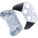 Back Shell Case Front Housing Cover Replacement for Xbox One Elite 2 Series Controller (White)
