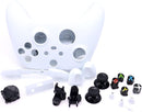 White Full Shell Housing kit w/ Buttons Thumbstick Replacement for Xbox Series S & X Wireless Controller
