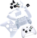 White Full Shell Housing kit w/ Buttons Thumbstick Replacement for Xbox Series S & X Wireless Controller