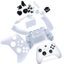White Full Shell Housing kit w/ Buttons Thumbstick Replacement for Xbox Series S & X Wireless Controller