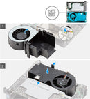 65W to i7 i9 CPU Cooling Fan with HEATSINK Assembly FKGPC KJ6KH for Dell Precision 3240 T3240