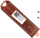 Deal4GO Slot 2 2280/2230 M.2 SSD Heatsink Cover 6GDFR 06GDFR Thermal Shield Pads for Dell Precision 3561 3560 Latitude 5521 5520