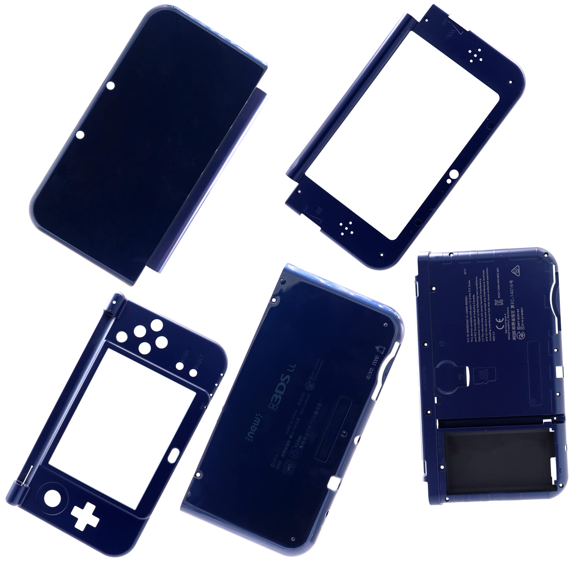 Full Housing Shell Cover kit replacement for Nintendo New 3DS XL / NEW ...