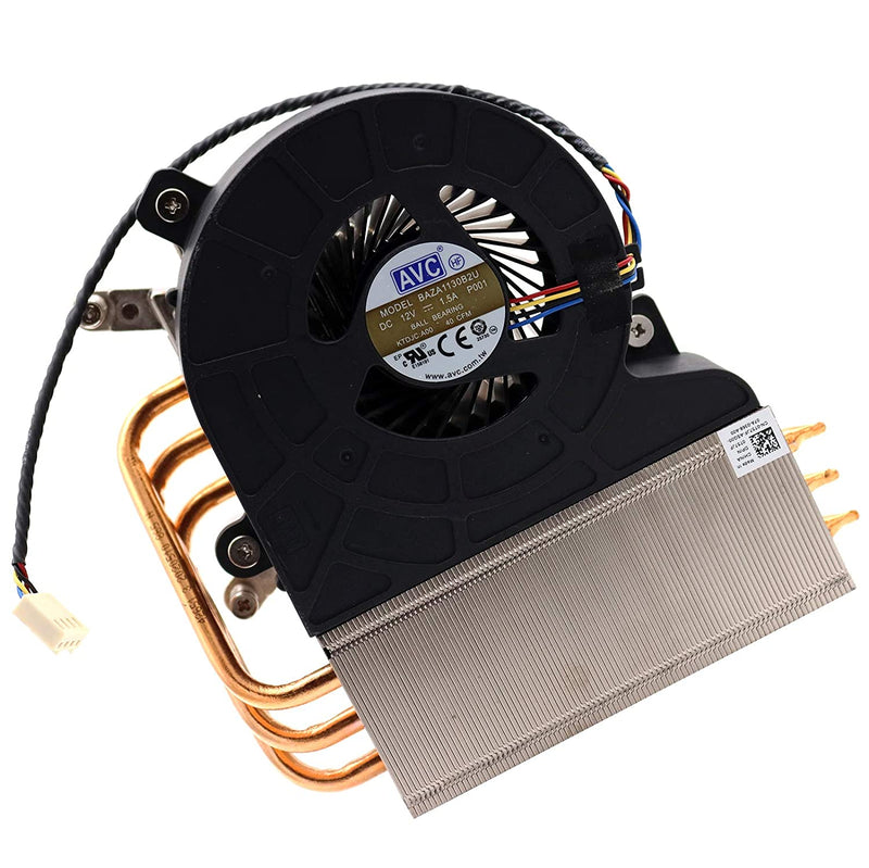 CPU Cooling Fan (95W CPU) KTDJC 0KTDJC w/ Thermal Heatsink T57JF 0T57JF 93XV1 assembly for Dell XPS 8910 8920 8930 Precision 3640 3630 3620 3610