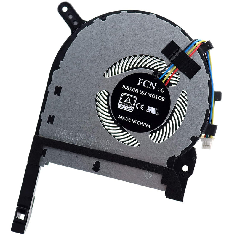 CPU Cooling Fan DFS5K12304363H FMLB for ASUS FA506 FX506 FX506LU FX506IU FA706 FX706 FX705 FX505