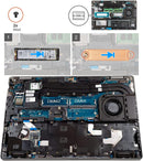 Deal4GO Slot 2 2280/2230 M.2 SSD Heatsink Cover 6GDFR 06GDFR Thermal Shield Pads for Dell Precision 3561 3560 Latitude 5521 5520