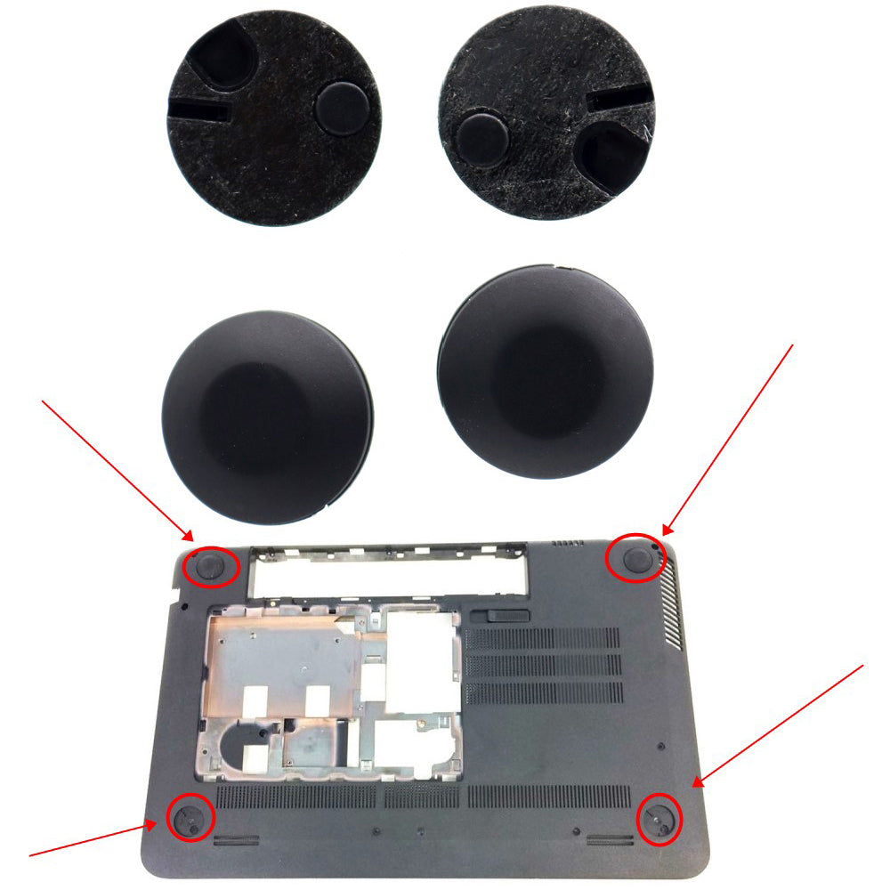 Laptop Bottom Rubber Feet Strips Replacement For HP Envy X360 15 -DS,15-DR,15M-DR, 15-DS1083CL 15-DR1075CL 15-DR1679CL 15-DS1063CL 15-DA 15-DB 250 G7 255 G7 256 G7 Convertible 15.6 Laptop Grey - Foto 9