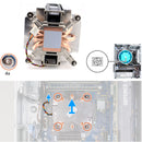 CPU Cooling Fan w/ HeatSink Thermal Pad for Dell XPS 8940 OptiPlex 7080 G5 5090 5000 0VWD01 VWD01