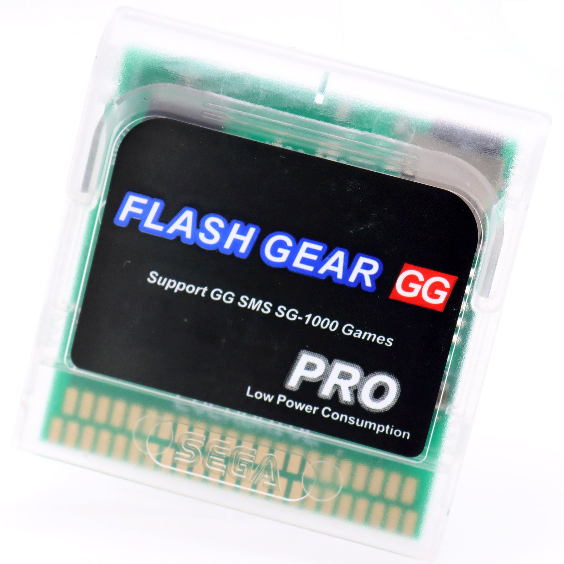 flash gear gg pro FlashCart Game Cartridge Card w/ 1000 Games Micro SD Card for Sega Gam