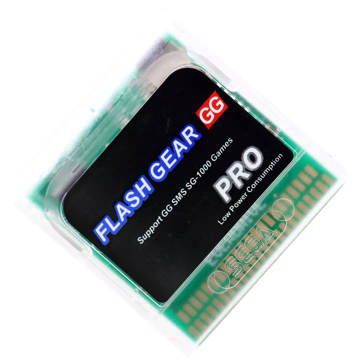 FlashCart Game Cartridge Card w/ 1000 Games Micro SD Card for Sega Gam