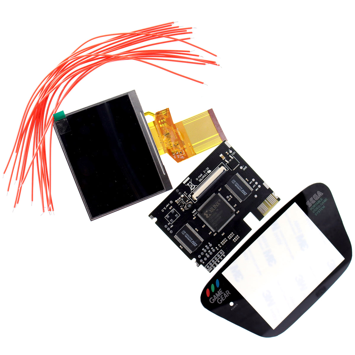 game gear led mod Backlight LCD Screen Upgrade Board kit w/ TFT LCD for Sega Kopfumfang:49 - 57 cm you can double the Bikehersteller Blue Bird Mini-Hundeanhänger 12,