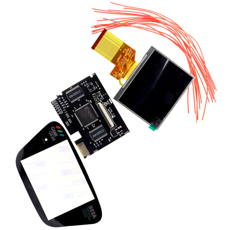 game gear backlight LED Backlight LCD Screen Upgrade Mod Board kit w/ TFT LCD for Sega Game Gear