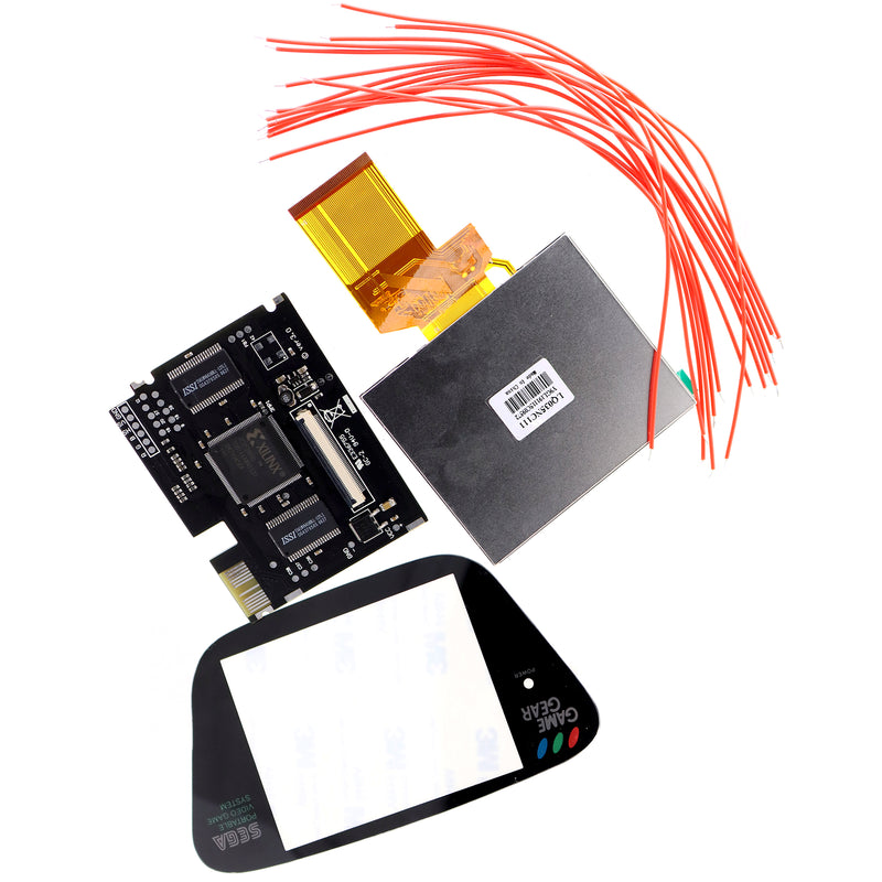 LED Backlight LCD Screen Upgrade Mod Board kit w/ TFT LCD for Sega Game Gear