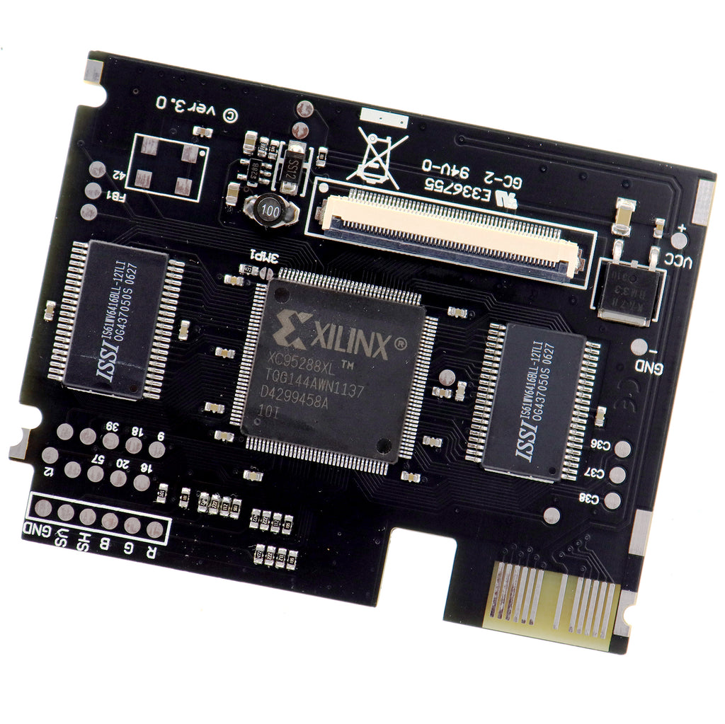 LED Backlight LCD Screen Upgrade Mod Board kit w/ TFT LCD for Sega Game ...