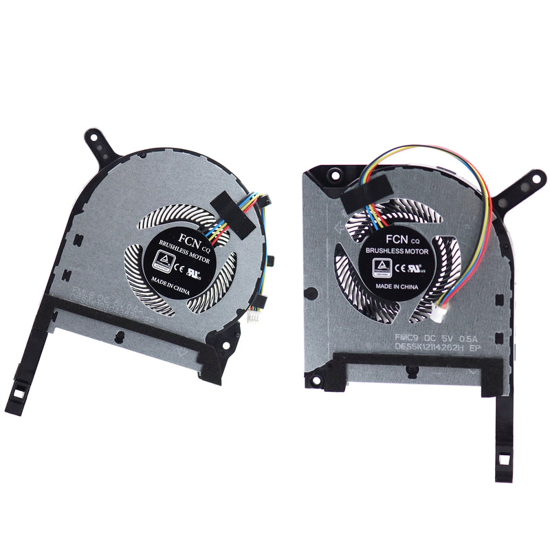 CPU Cooling Fan DFS5K12304363H w/ GPU Fan set DFS5K12114262H for ASUS TUF FA506 FX506 FX506LU FA706 FX706 FX505 FX705