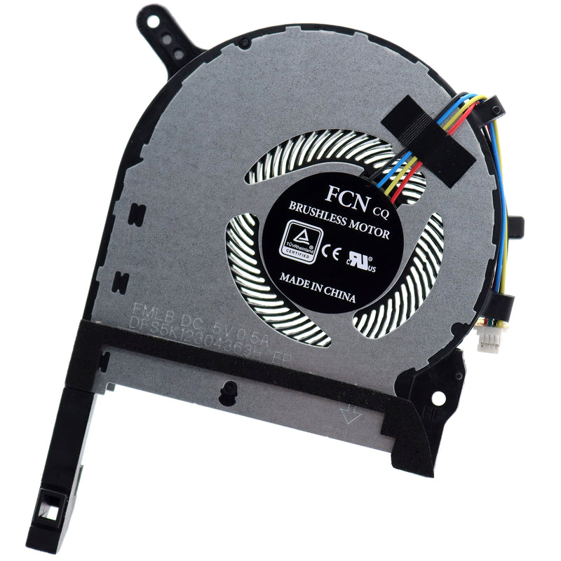 CPU Cooling Fan DFS5K12304363H w/ GPU Fan set DFS5K12114262H for ASUS TUF FA506 FX506 FX506LU FA706 FX706 FX505 FX705
