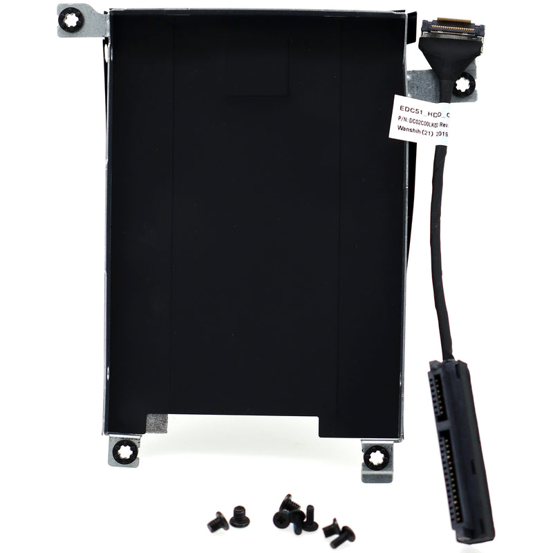 SATA Hard Drive Cable 78RF8 078RF8 w/ 2.5" HDD Caddy Carrier ND8N9 0ND8N9 for Dell Latitude 15 5500 5501 5510 5511 Precision 15 3540 3541 3550