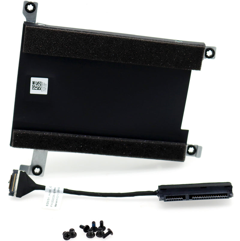 SATA Hard Drive Cable 78RF8 078RF8 w/ 2.5" HDD Caddy Carrier ND8N9 0ND8N9 for Dell Latitude 15 5500 5501 5510 5511 Precision 15 3540 3541 3550