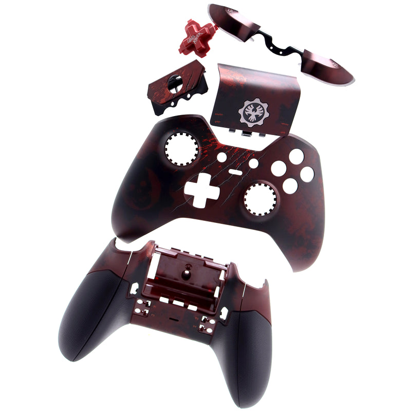 gears of war 4 xbox controller Full Shell kit Housing Case w/ LB RB Bumper/Grips/Battery Cover/D-Pad