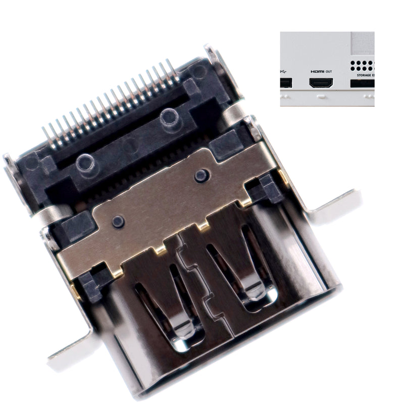 HDMI Port M1087810 Replacement for Microsoft Xbox Series S HDMI Display Socket Connector Jack