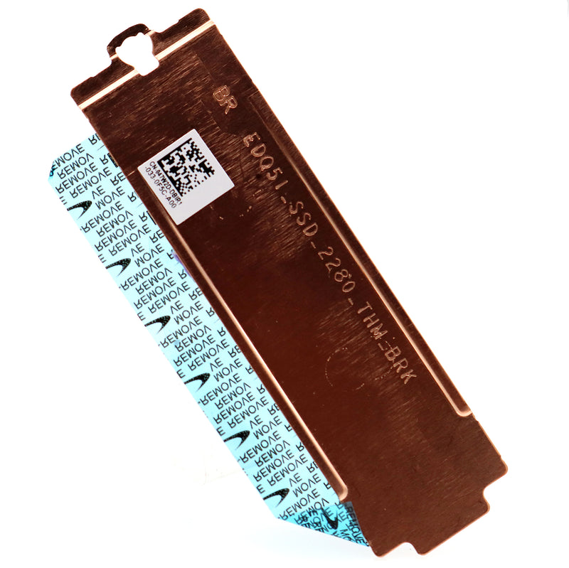 Slot 2 2280 M.2 SSD Heatsink Thermal Shield Cover Support Bracket 47W2D 047W2D for Dell Alienware M15 R2 M17 R2