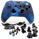 Full Housing Shell set w/ Trigger Buttons Thumbsticks Replacement for Xbox One Controller 1708 Midnight Forces II Edition