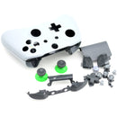 Full Housing Shell kit with Buttons Replacement for Xbox One Wireless Controller 1708 Grey/Green