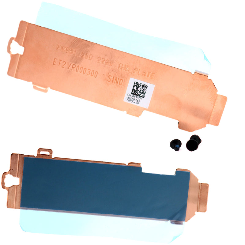 2nd SLOT 2 2280 M.2 SSD Heatsink Cover Thermal Shield RT4G1 0RT4G1 for Dell Alienware M15 R3 M17 R3
